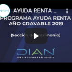 AYUDA RENTA 2019 – Configuración programa, modificaciones de versión 1.1 y más – 2/4 DIAN