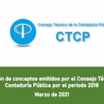 Compilación de conceptos emitidos por el Consejo Técnico de la Contaduría Pública.