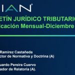 BOLETÍN JURÍDICO TRIBUTARIO – Publicación Mensual -Diciembre 2023